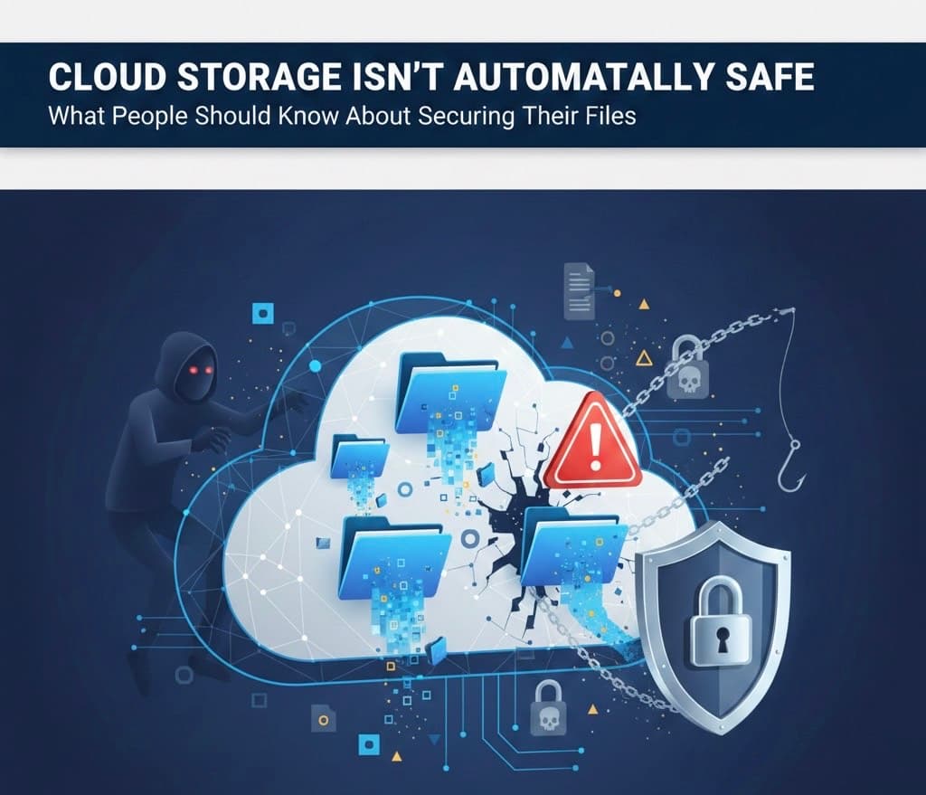 CLOUD STORAGE ISN’T AUTOMATICALLY SAFE: WHAT PEOPLE SHOULD KNOW ABOUT SECURING THEIR FILES