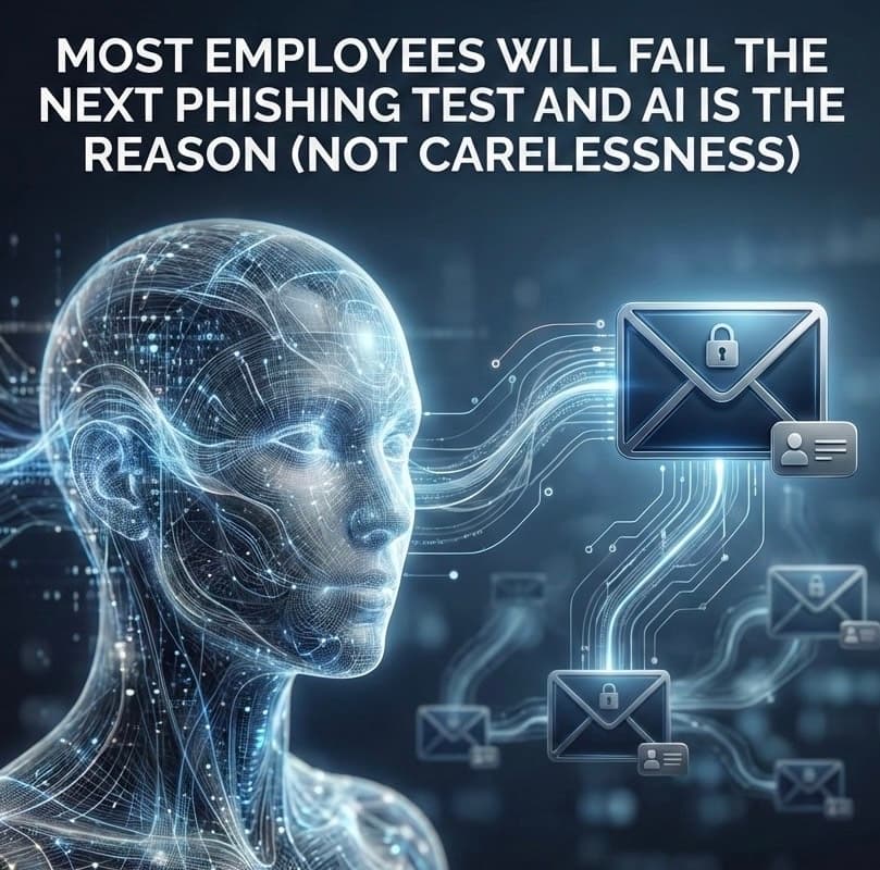 MOST EMPLOYEES WILL FAIL THE NEXT PHISHING TEST AND AI IS THE REASON (NOT CARELESSNESS)